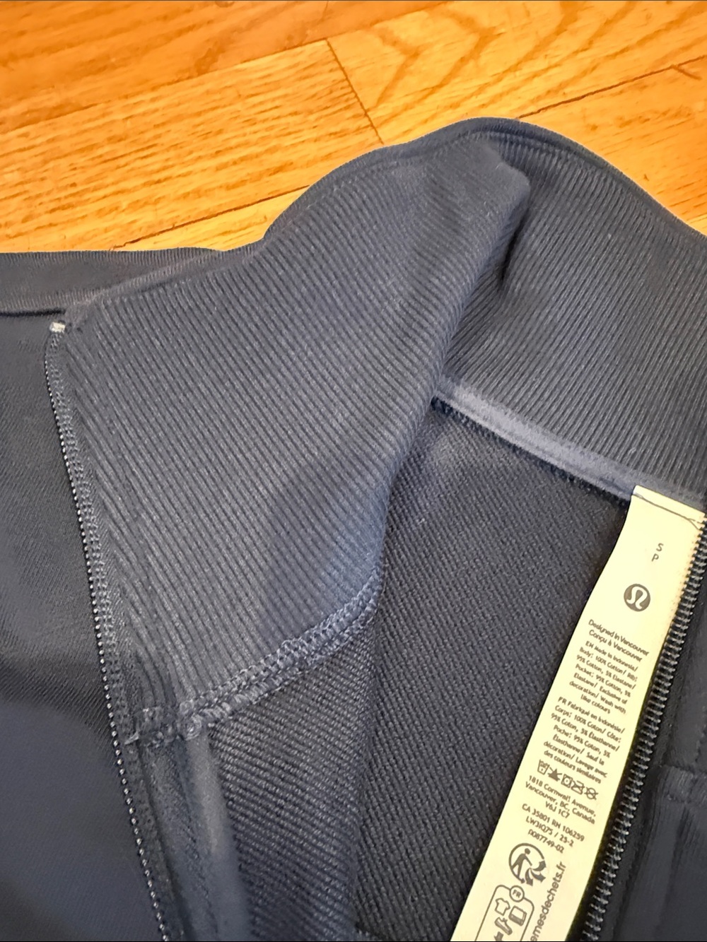lululemon athletica navy quarter-zip sweatshirt - Picture 6 of 10
